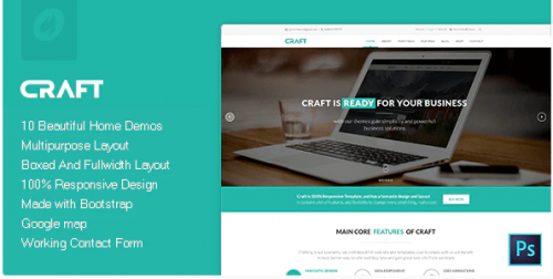 Craft – Multipurpose & Responsive HTML Theme craft multipurpose responsive html theme