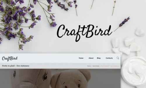 CraftBird – Handmade Artist Personal Blog WordPress Theme craftbird handmade artist personal blog wordpress theme