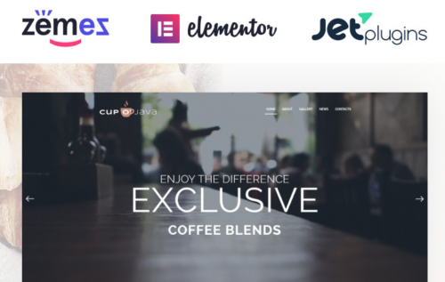 Cup o’ Java – Coffee Shop Responsive WordPress Theme cup o java coffee shop responsive wordpress theme