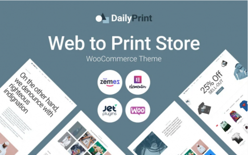 DailyPrint – Multipurpose Web To Print WooCommerce Theme