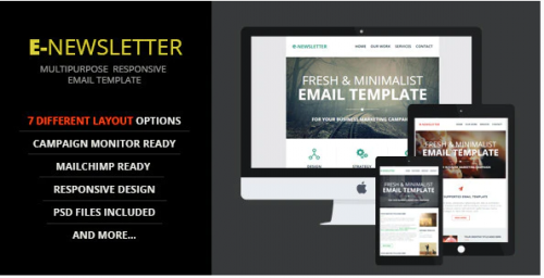 E-Newsletter – Multipurpose Email Template e newsletter multipurpose email template