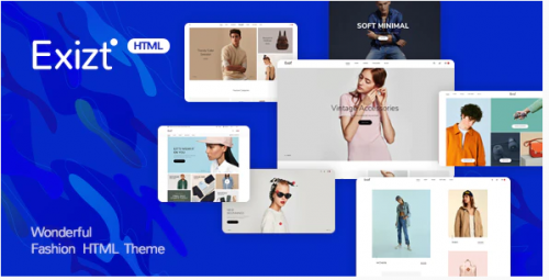 Exist – Wonderful Fashion HTML Template exist wonderful fashion html template