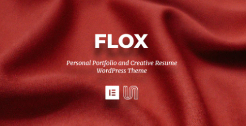 FLOX – Personal Portfolio & Resume WordPress Theme 1.2 flox personal portfolio resume wordpress theme