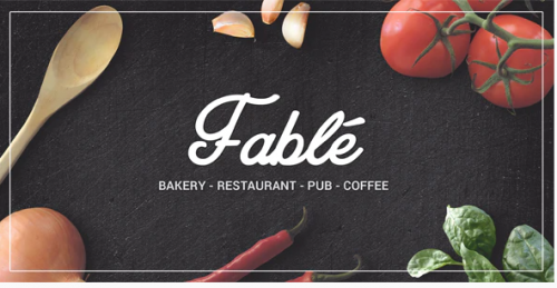 Fable – Bakery / Coffee / Pub / Restaurant Site Template fable bakery coffee pub restaurant site template