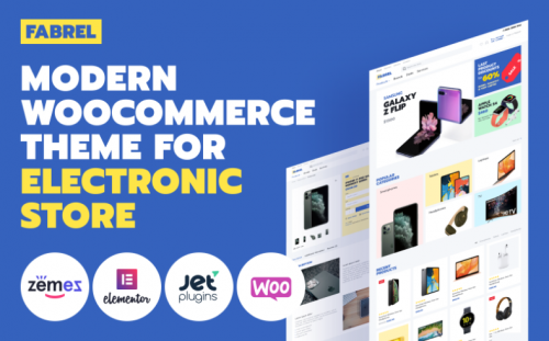 Fabrel – Electronics Store Online WooCommerce Theme