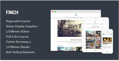 Finch – Photography Template for Photographers finch – photography template for photographers