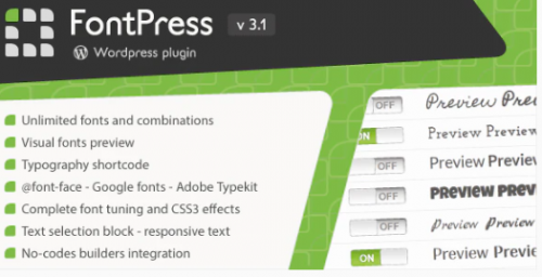 FontPress - Wordpress Font Manager 3.3.8