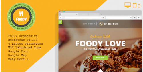 Foody – Responsive Restaurant HTML5 Template foody – responsive restaurant html template