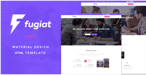 Fugiat – Material Design HTML Template fugiat material design html template