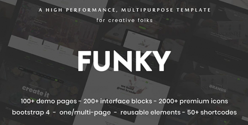 Funky – Professional Creative Multi-Purpose Template funky professional creative multi purpose template