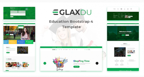 Glaxdu – Education HTML Template glaxdu education html template
