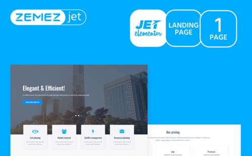 Granbiz – Business Jet Elementor Template granbiz business jet elementor template