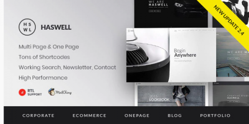Haswell – Multipurpose One & Multi Page Template haswell multipurpose one multi page template