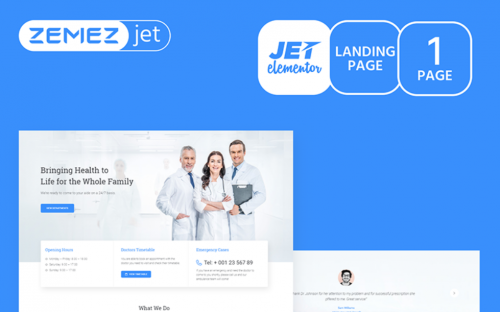 Healthen – Clean Medicine Jet Elementor Template healthen clean medicine jet elementor template