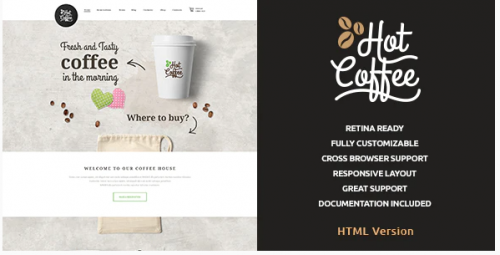 Hot Coffee | Cafe & Restaurant HTML Template hot coffee cafe restaurant html template