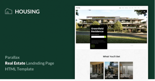 Housing – Real Estate Landing Page Template housing real estate landing page template