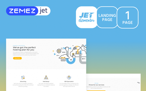 Hoztan – Hosting Jet Elementor Template hoztan hosting jet elementor template