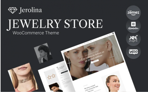 Jerolina – Glossy Jewelry & Watches Online Store WooCommerce Theme jerolina glossy jewelry watches online store woocommerce theme