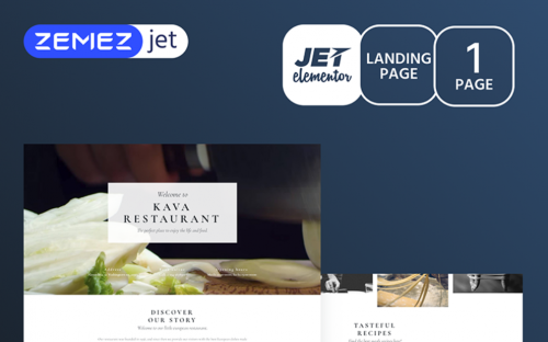 La Resto – Restaurant Jet Elementor Template la resto restaurant jet elementor template