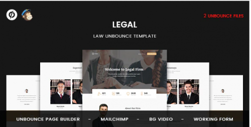 Legal – Law Unbounce Template