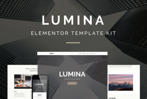 Lumina – Creatives & Business Elementor Template Kit lumina creatives business elementor template kit
