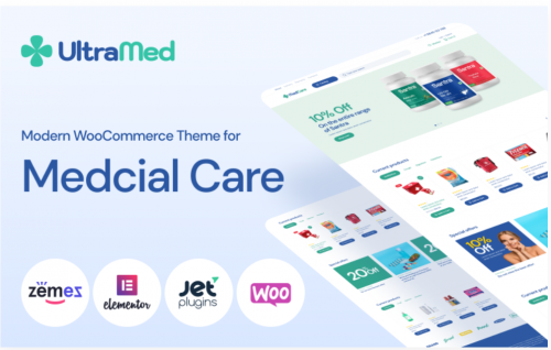 MedCare – Soft and Responsive Pharmacy WooCommerce Theme medcare soft and responsive pharmacy woocommerce theme