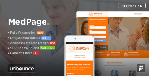 MedPage – Medical Unbounce Template