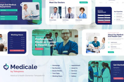 Medicale | Medical & Health Elementor Template Kit medicale medical health elementor template kit