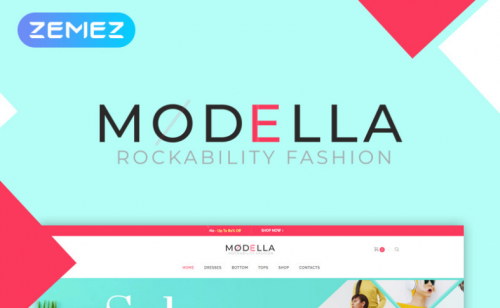 Modella – Fashion Store Elementor WooCommerce Theme modella fashion store elementor woocommerce theme