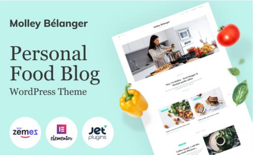 Molley Belanger – Food blog WordPress theme for storytelling WordPress Theme molley belanger food blog wordpress theme for storytelling wordpress theme