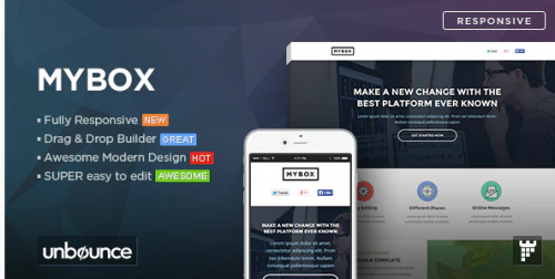 MyBox – Agnecy Unbounce Landing Page Template