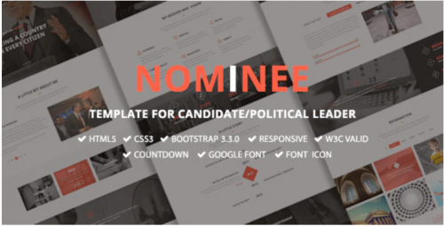 Nominee – Template for Candidate/Political Leader nominee template for candidate political leader