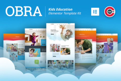 Obra – Kids Education & School Template Kit obra kids education school template kit