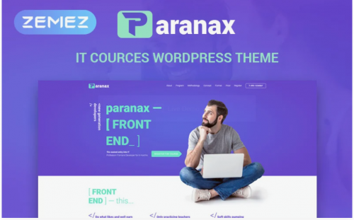 Paranax – IT Courses Elementor WordPress Theme paranax it courses elementor wordpress theme