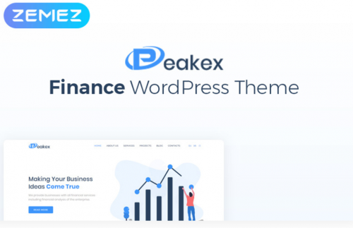 Peakex – Finance Multipurpose Infographic Elementor WordPress Theme peakex finance multipurpose infographic elementor wordpress theme