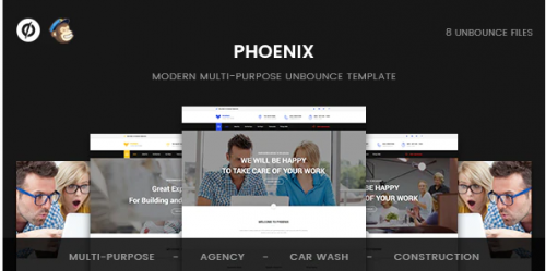 Phoenix – Multi-Purpose Unbounce Template