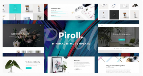 Piroll — Minimal and Modern Portfolio HTML Template piroll — minimal and modern portfolio html template