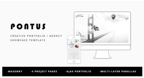 Pontus – Creative Portfolio / Agency Template pontus creative portfolio agency template