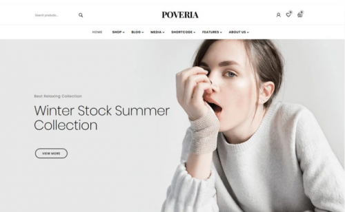 Poveria – Fashion Store WooCommerce Theme poveria fashion store woocommerce theme
