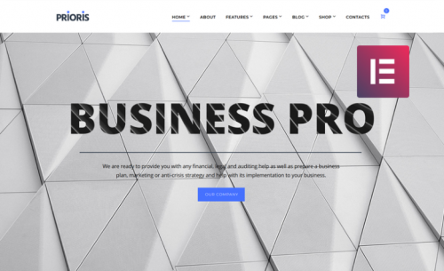 Prioris – Consulting Agency Elementor WordPress Theme prioris consulting agency elementor wordpress theme