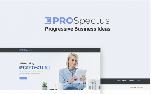 Prospectus – Advertising Portfolio WordPress Theme prospectus advertising portfolio wordpress theme