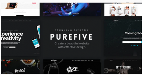 Purefive – Multipurpose HTML5 Template purefive multipurpose html template