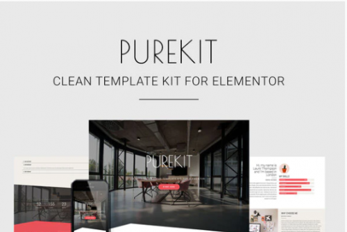Purekit – Creatives & Business Elementor Template Kit purekit creatives business elementor template kit