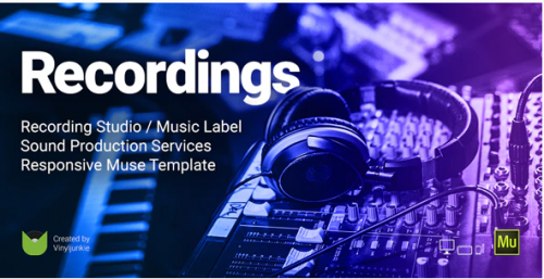 Recordings – Recording Studio / Sound Production / Music Label Responsive Muse Template