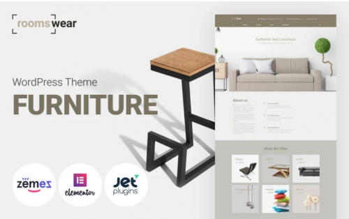 Roomswear – Furniture Elementor WordPress Theme roomswear furniture elementor wordpress theme
