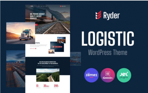 Ryder – Logistic Website Design for Moving Companies WordPress Theme