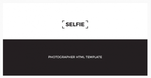 SELFIE : Personal Photographer HTML Template selfie personal photographer html template