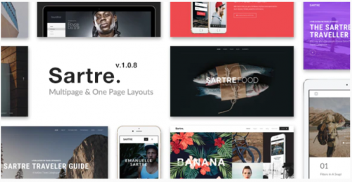 Sartre – Creative Multipurpose HTML Template sartre creative multipurpose html template