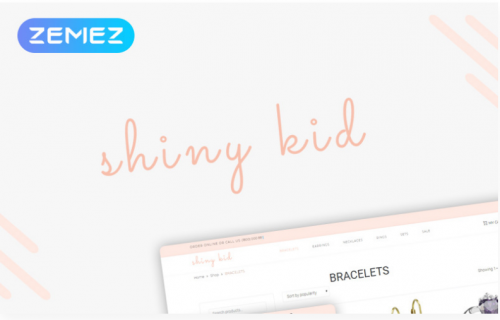 Shiny Kid – Children Jewelry Elementor WooCommerce Theme shiny kid children jewelry elementor woocommerce theme
