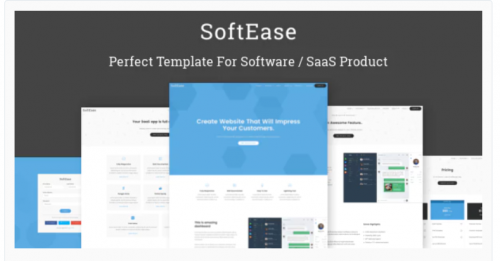 SoftEase – Multipurpose Software / SaaS Product Template softease multipurpose software saas product template